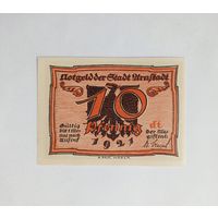 Нотгельд 10 пфеннигов 1921 г. UNC.