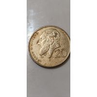Кипр 20 цент 1992