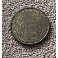 Эфиопия 10 сантимов, 2000 (2008) aUNC