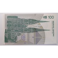 Хорватия, 100 динаров 1991 г. Серия С. UNC.