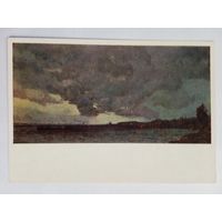 1954. Ряузов. Енисей. Ночь