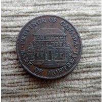 Werty71 Канада Провинция Нижняя Канада 1/2 пенни 1844 Монреаль