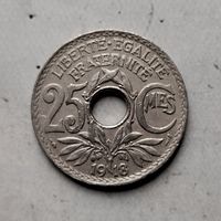 25 сантимов 1918 года Франция. Третья Республика. Достойный сохран!