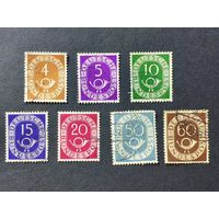 Германия 1951. Стандартный выпуск