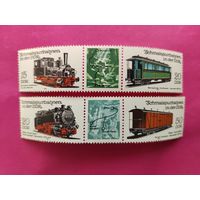 ГДР. Поезда. ( Сцепки ) 1984 года. 11-6.