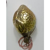 Наконечник на ёлку , винтаж , стекло , Лимон  , СССР . С рубля