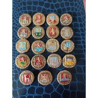 Значки золотое кольцо,древние города.