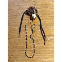 Выкл-дергалка для бра с проводом и цепочкой 270мм золото