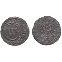 Провинция Королевская Пруссия. 1 солид 1627. Курфюрст Георг Вильгельм Гогенцоллерн