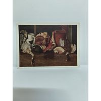 Открытка чистая, 1961г. Московская снедь. 1924г. Художник Мешков И.И. 14