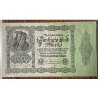 Банкнота 50000 марок 1922 год. Веймарская республика .