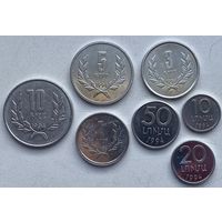 Армения 10, 20, 50 лума, 1, 3, 5, 10 драм 1994 г. Набор 7 монет