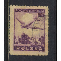 Польша 2-я Респ 1946 Дуглас DC 3 Дакота над Варшавой #429
