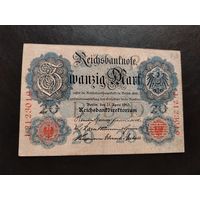 Германия 20 марок 1910