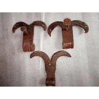 Завеса кованая старинная, 3 штуки лотом