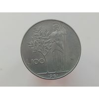 100 лир  Италия 1961 год  лот 44