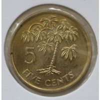 Сейшелы 5 центов 2007 год