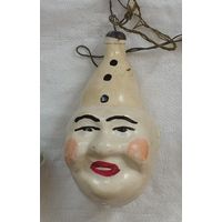 Ёлочная игрушка голова клоуна