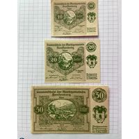 Австрия нотгельд 10-20-50 Сефтенберг - 1201