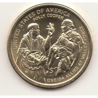1 доллар 2026 г. Сакагавея. D.