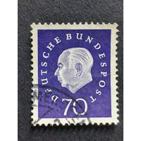 Германия 1959. Профессор, доктор Теодор Хойс (1884-1963), 1-й президент Германии1
