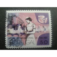 Португалия, 1975. Международный год женщин, медсестра