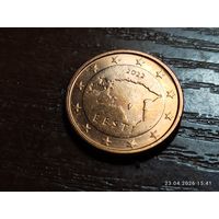 Эстония 1 евроцент 2022