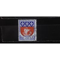 РАСПРОДАЖА ФРАНЦИЯ 1965г. Полная серия. Гаш.