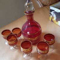 Комплект красное стекло неман