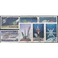 Куба. День космонавтики в СССР. 1973г. Mi#1864-70. Серия.