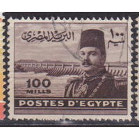 Король Фарук Известные люди личности Египет 1947 год лот 6 С НАДПЕЧАТКОЙ