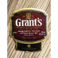 Этикетка. Виски Grant's