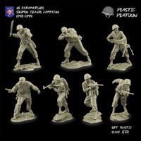 Набор Американские Парамарины Кампания Соломоновы Острова  Plastic Platoon