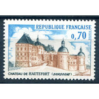 Франция - 1969г. - ландшафты, архитектура, замок, туризм - 1 марка - полная серия, MH [Mi 1663]. #2-Fr-49-A-1