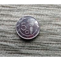 Werty71 НАМИБИЯ 5 ЦЕНТОВ 2015 АЛОЭ