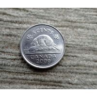 Werty71 Канада 5 центов 2009 Бобр