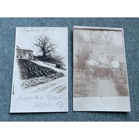 Фотооткрытки 1 Мировая война / Немецкие солдаты и офицеры на позициях и на отдыхе, подписана 16.05.1918