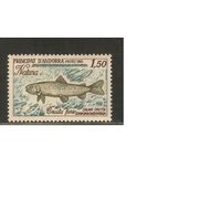 Андорра (Фр.)-1983(Мих.333) , **    , Морская фауна,Рыбы