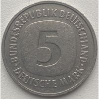 Германия 5 марок 1983 г. F