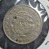 Коста-Рика 50 сентимо, 1970 года