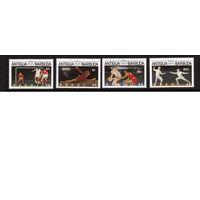 Антигуа и Барбуда-1987(Мих.1020-1023,)  ** , Спорт, ОИ-1988, (полная серия)