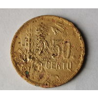 С 1-ой копейки 50 центов 1925 г Литва