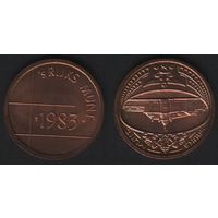 Нидерл. Антильские о-ва жетон монетного двора к набору 1983 года (_5 ТОРГ ЛЮБОЙ