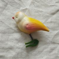 Ёлочная игрушка птичка