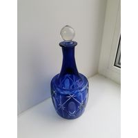 Графин Кобальтовое стекло