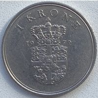 Дания 1 крона 1972 г.