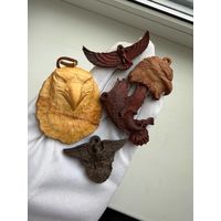 Кулон, подвеска Орел, Голубь Сувель березы и красное дерево Цена разная