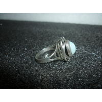 Кольцо СССР С Хризопразом