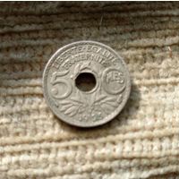 Werty71 Франция 5 сантимов 1935