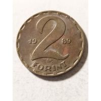 Венгрия 2 форинта 1989